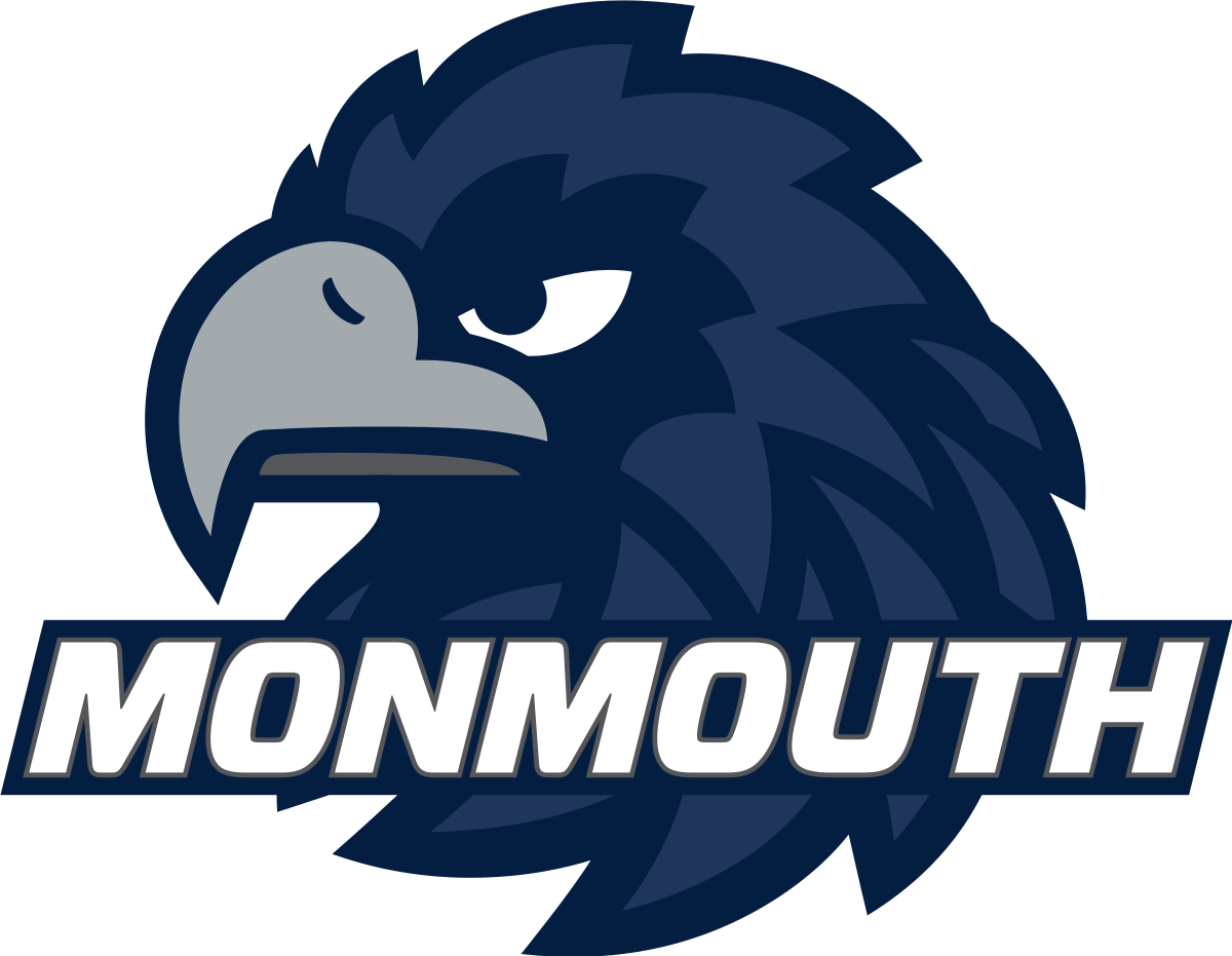Blue Hawk Hockey Logo - Monmouth Hawks