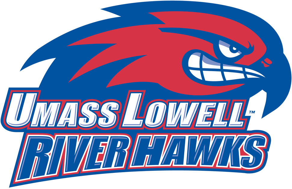 Blue Hawk Hockey Logo - UMass Lowell River Hawks. NCAA UMass Lowell River Hawks. Hockey