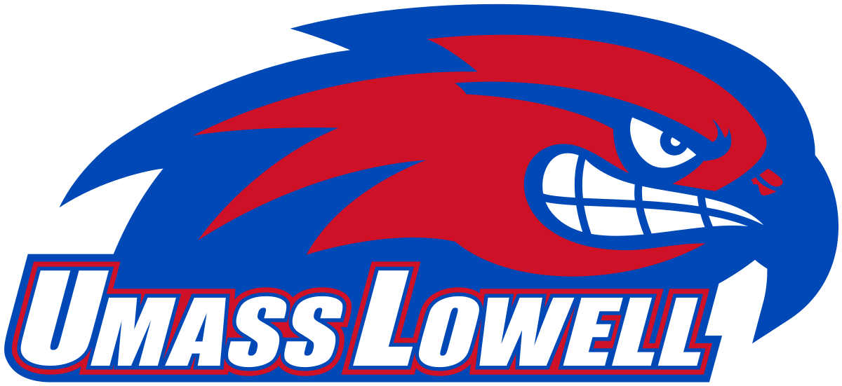Blue Hawk Hockey Logo - UMass Lowell River Hawks