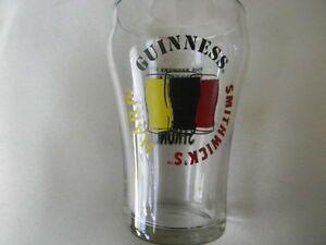 Smithwick's Harp and Logo - Guinness, Harp, Smithwick's Small Beer Ale Glass- Height Approx. 4
