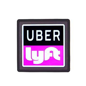 Uber Lyft Logo - Amazon.com: Uber Lyft Sign with Bright LED Lights for Car | Wireless ...