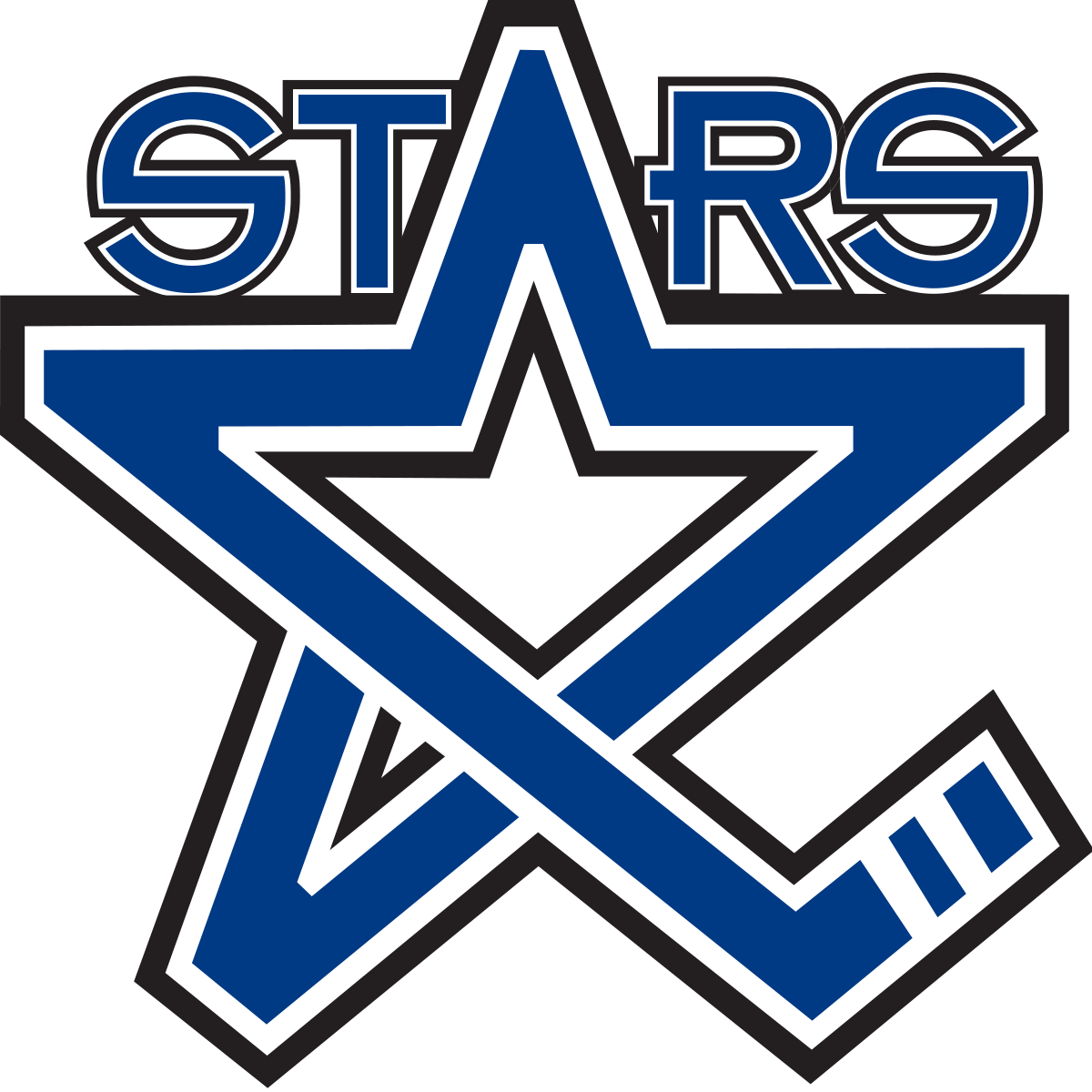 Blue Hawk Hockey Logo - Lincoln Stars