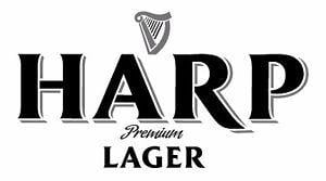 Harp Logo - high detail airbrush stencil harp lager logo logo FREE UK POSTAGE
