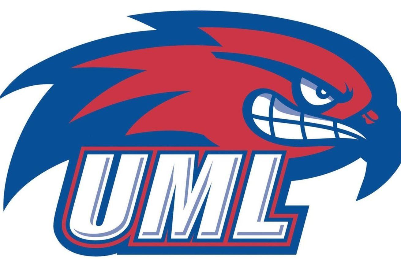 Blue Hawk Hockey Logo - UMass Lowell. D1 East Conference. Hockey
