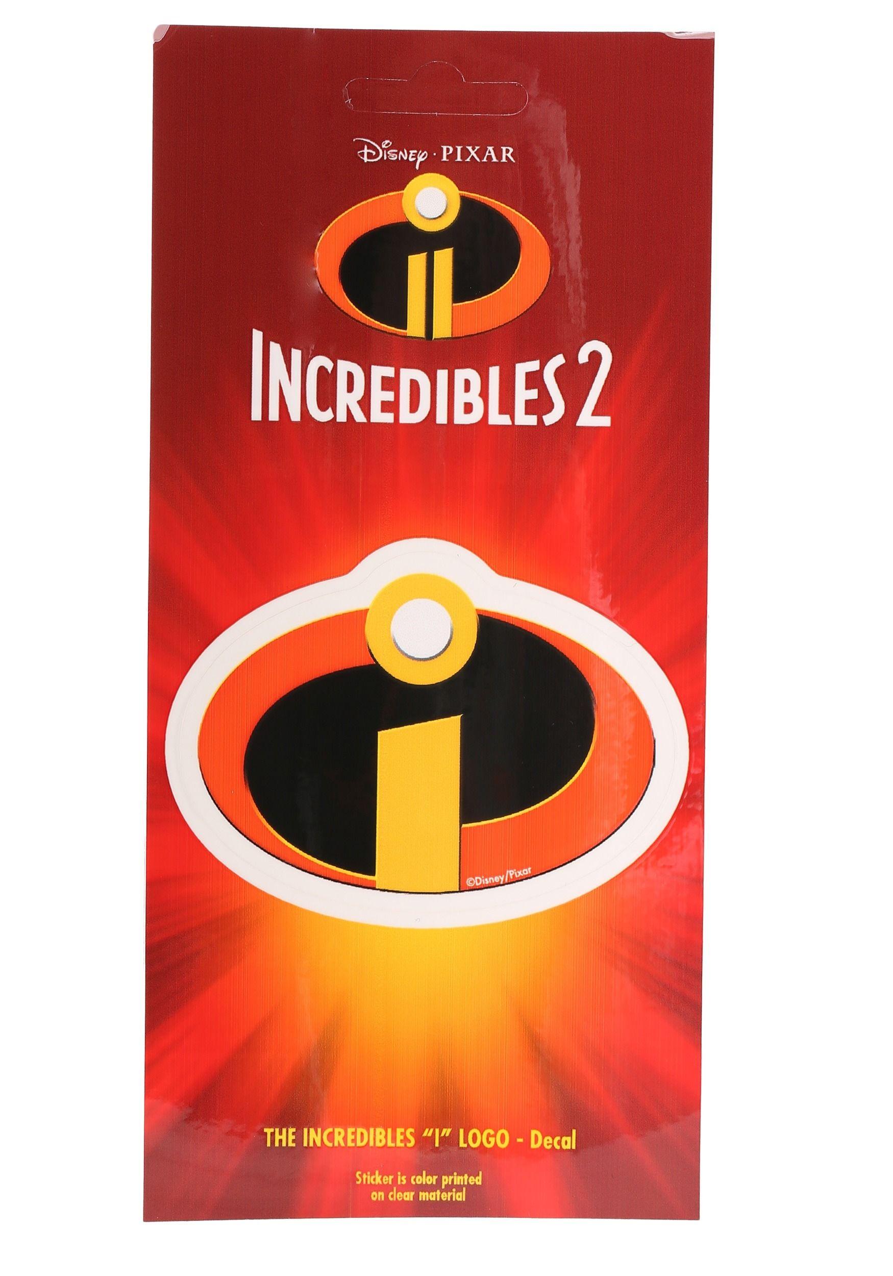 2 Disney Pixar Incredibles Logo - Incredibles Logo Disney Exclusive Decal