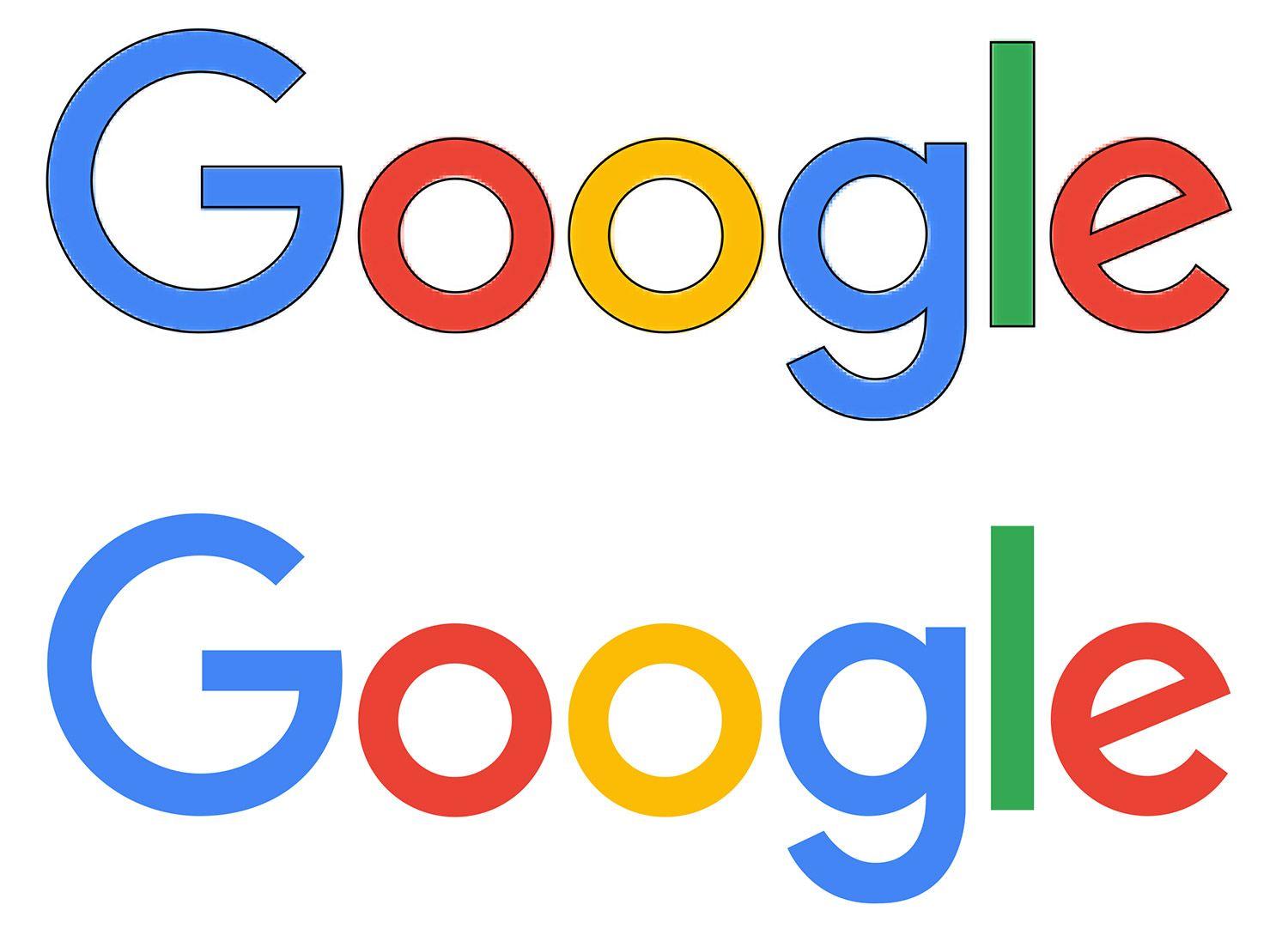 Four Circles Logo - The new Google logo and file sizes