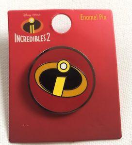 2 Disney Pixar Incredibles Logo - Disney Loungefly The Incredibles 2 Enamel Trading Pin Mr. Incredible ...