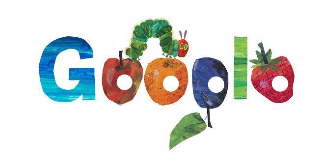 Spring Google Logo - First Day of Spring 2009 - Design by Eric Carle