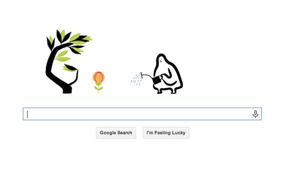 Spring Google Logo - Spring has Sprung! Google Doodle celebrates vernal equinox. World