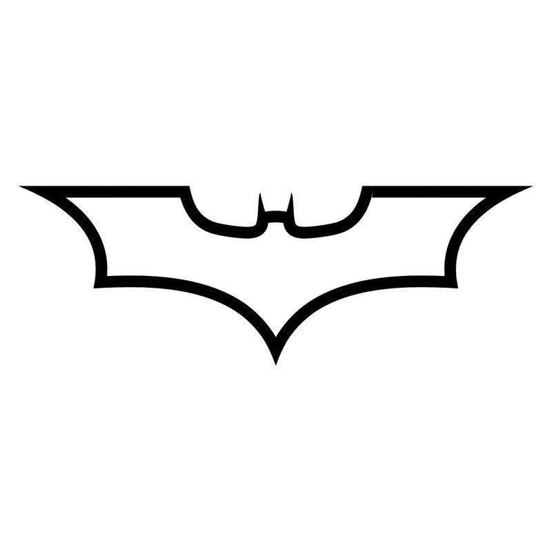 Dark Knight Bat Logo - dark knight logo 1968cm batman logo dark knight fashion decal car ...