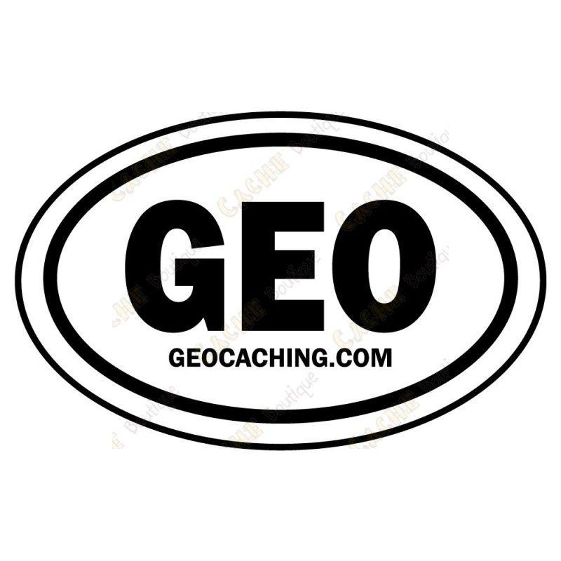 Geo Car Logo - Groundspeak GEO car sticker - Cache Boutique