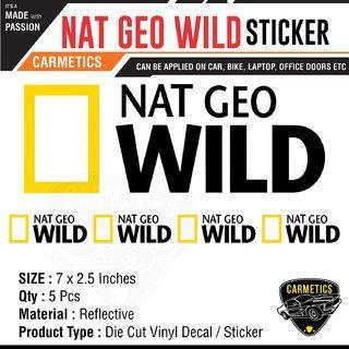 Geo Car Logo - Buy Carmetics National Geographic Nat Geo sticker for Ford Aspire ...