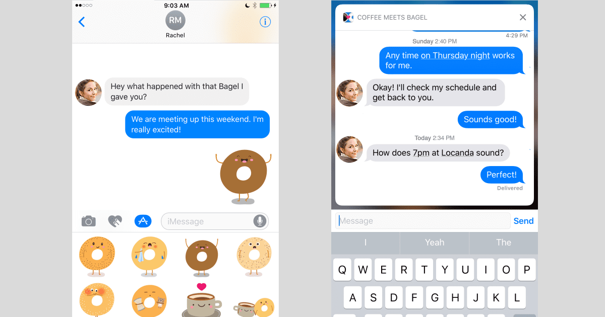 Coffee Meets Bagel Logo - Two exciting iOS 10 features on Coffee Meets Bagel app