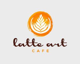 Latte Logo - latte art Designed