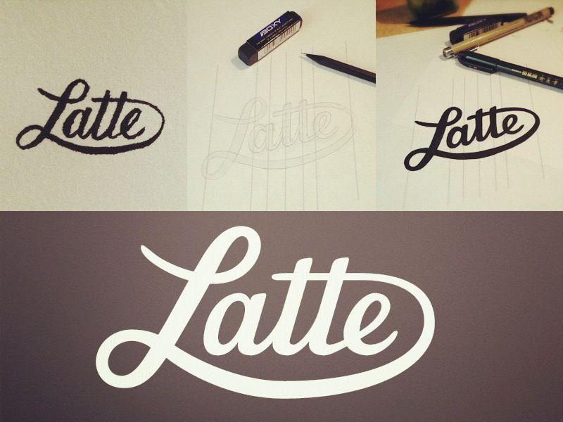 Latte Logo - Latte Logo Process | seanwes