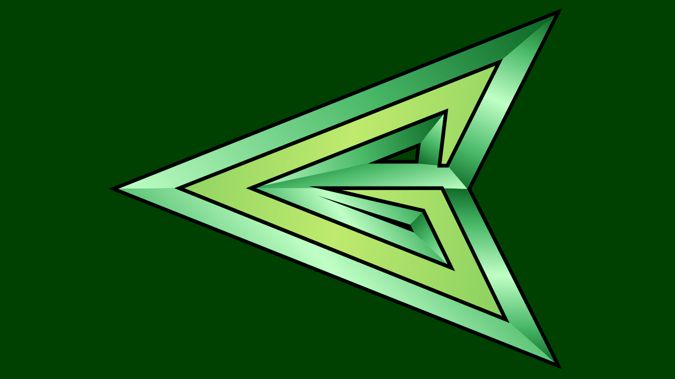 Green Arrowhead Logo - Green Arrow Arrowhead Symbol WP by MorganRLewis on deviantART ...