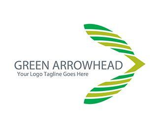 Green Arrowhead Logo - green arrowhead Designed