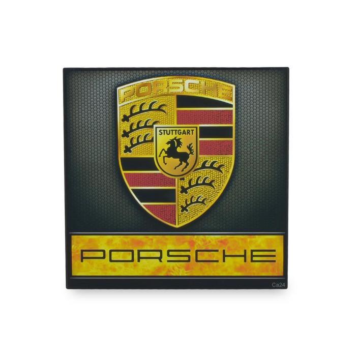 Stuttgart Car Logo - Small Block Print - Porsche Car Logo — That Bloke