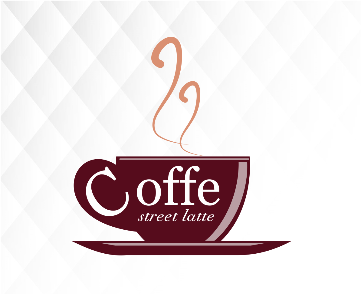 Latte Logo - Coffe street latte - Flamelogo