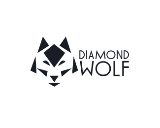 Diamond Wolf Logo - diamond wolf Designed
