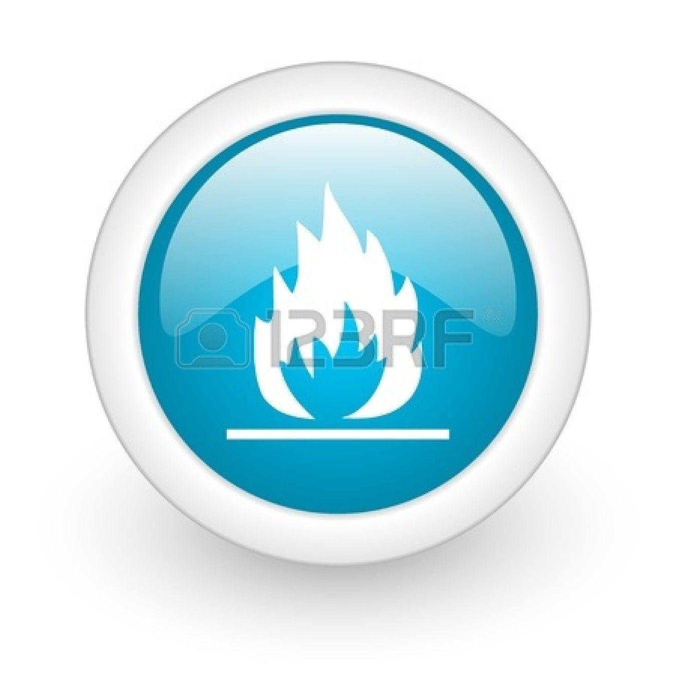 Flame and Blue Circle Logo - flames blue circle glossy web | Clipart Panda - Free Clipart Images