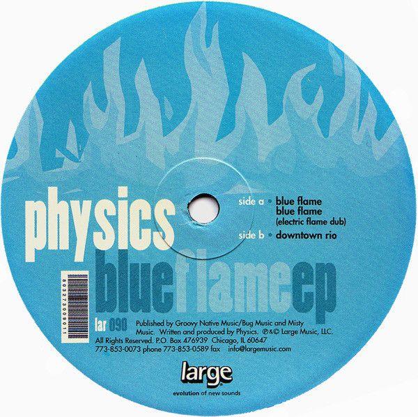 Flame and Blue Circle Logo - Physics - Blue Flame EP | Releases | Discogs