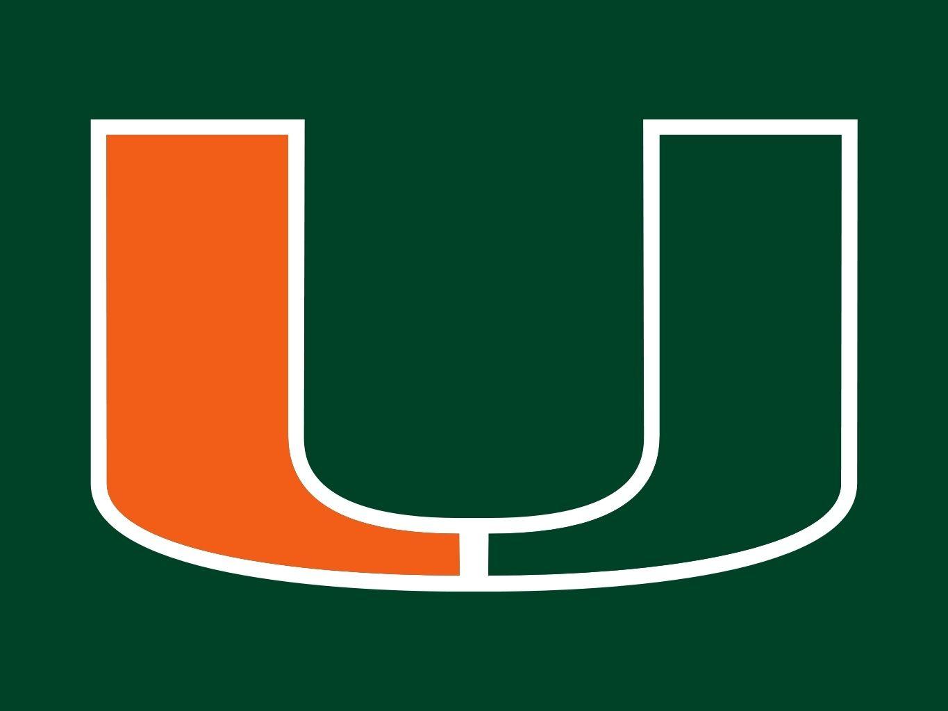 U Football Logo - University of Miami Hurricanes | Go Canes | Miami hurricanes, Miami ...