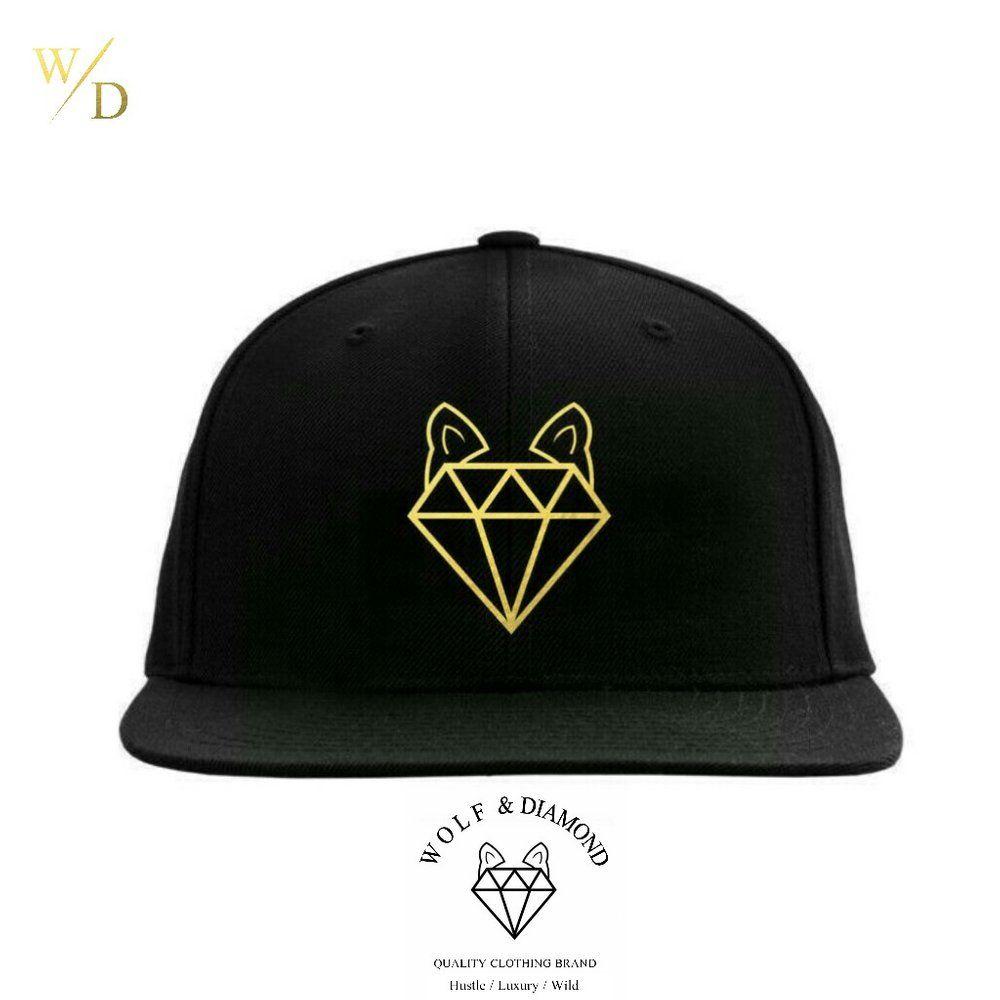 Black and Gold Wolf Logo - FIFOSTAR® — Wolf & Diamond ® Snapbacks Black - Logo Collection ...