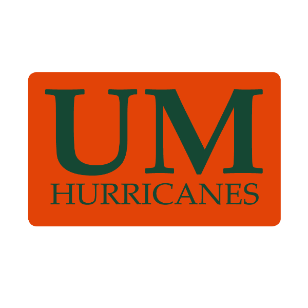 University of Miami Hurricanes Logo - University of Miami Hurricanes Custom Return Address Labels - Free ...