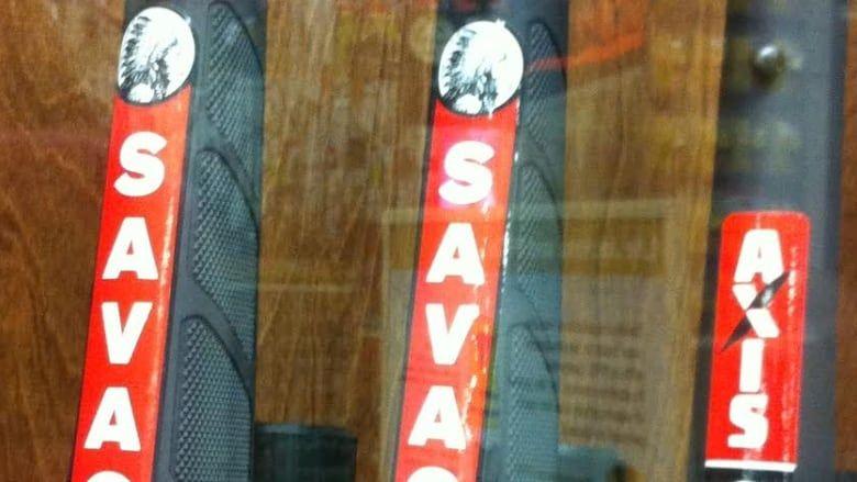 Savage Firearms Logo - Savage Arms guns at Canadian Tire 'shocked' Clayton Park shoppers ...