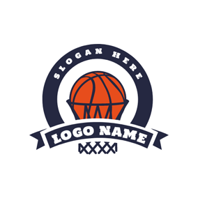 Red and Black Basketball Logo - Free Basketball Logo Designs | DesignEvo Logo Maker