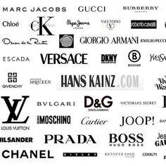 Fashion and Clothing Logo - fashion brands #monogram logos part 1 | design ✕ print | Logo ...