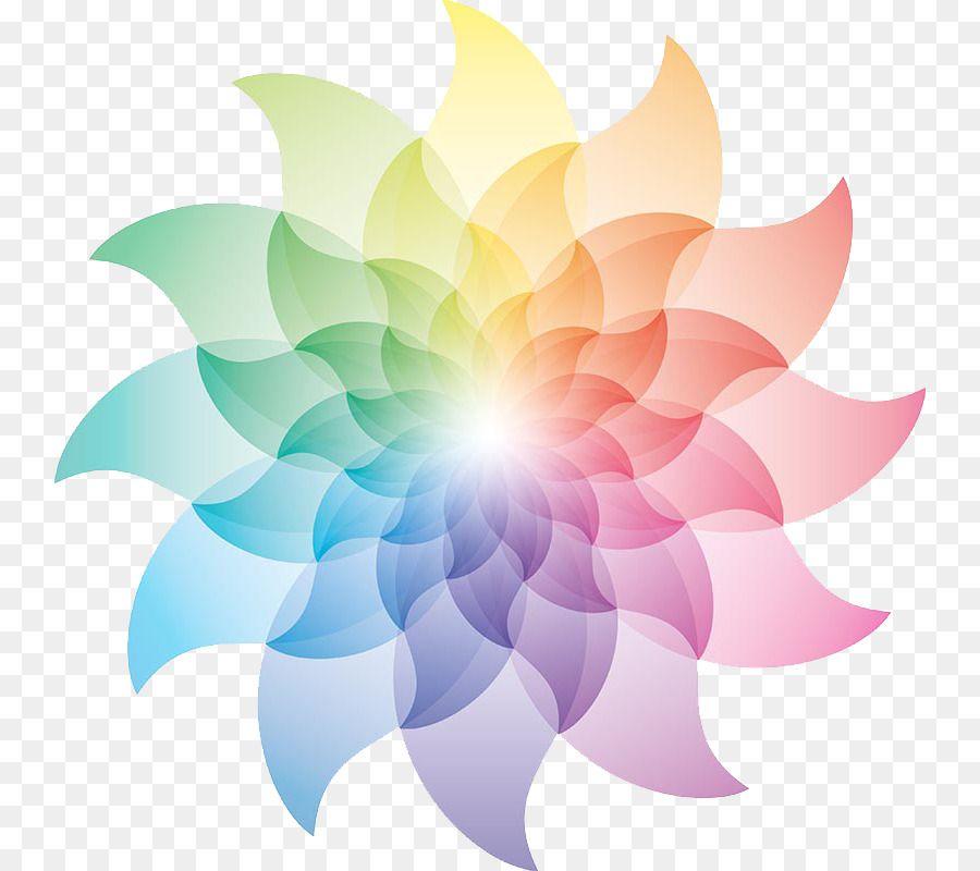 Color Wheel Flower Logo - Color Wheel Royalty Free Brain Logo Png Download*800
