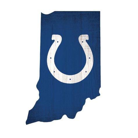 Horseshoe Team Logo - NFL Indianapolis Colts Team Color Logo State Sign: Shopko