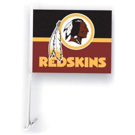 Horseshoe Team Logo - Washington Redskins Car Flag, Team Logos on both sides By Hall