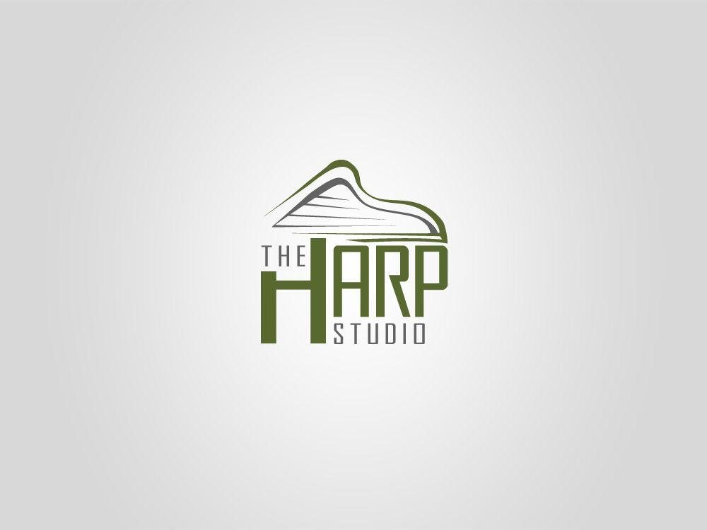 Harp Logo - Graphic Design Logo Design for The Harp Studio by diRtY.EMM | Design ...