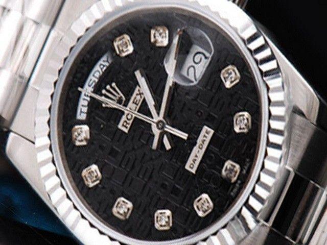 Black Rolex Logo - Replica Rolex New Watch Oyster Perpetual Black Rolex Logo Dial