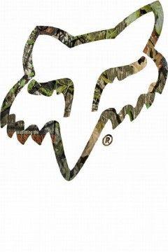 Camo Fox Head Logo - Camouflage Symbol. Download for iPhone background Camo Fox Racing