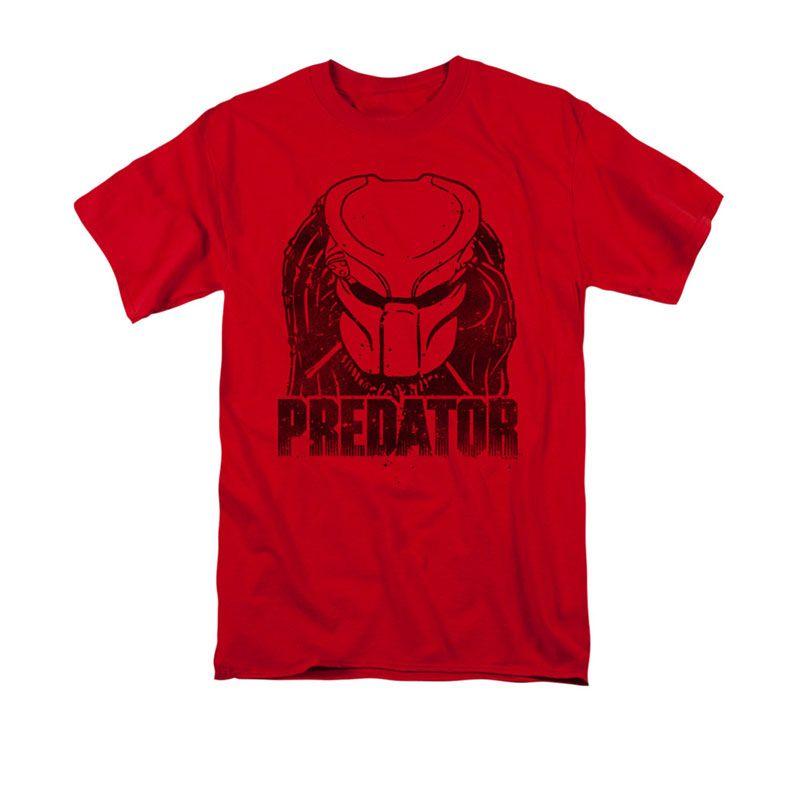 Red Predator Logo - Predator Logo Red T-Shirt | TVMovieDepot.com