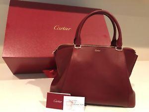 Small Red C Logo - CARTIER Bag C De Cartier Handbag- Small Red- NIB | eBay