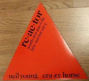 Red Triangle Shaped Logo - Neil Young Crazy Horse Reactor Red Triangle Shaped Vinyl new 1981