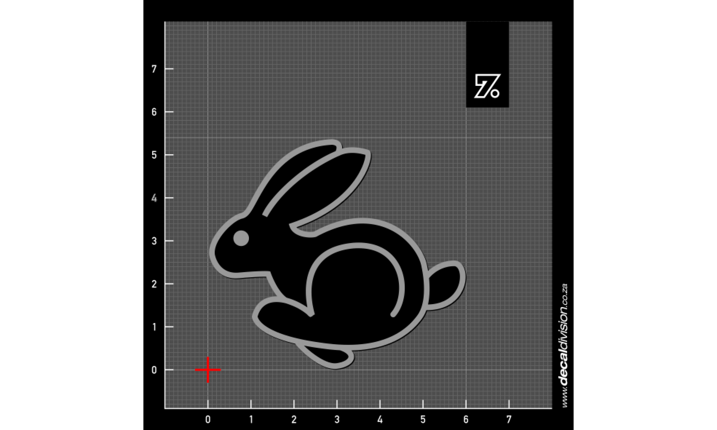 VW Rabbit Logo - VW Rabbit Sticker