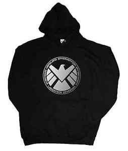 Avengers Shield Logo - Agents of S.H.I.E.L.D adults hoodie. Avengers SHIELD logo hooded