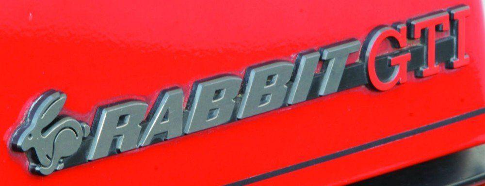 VW Rabbit Logo - Late, But Still First 1984 VW Rabbit GTI Motor News