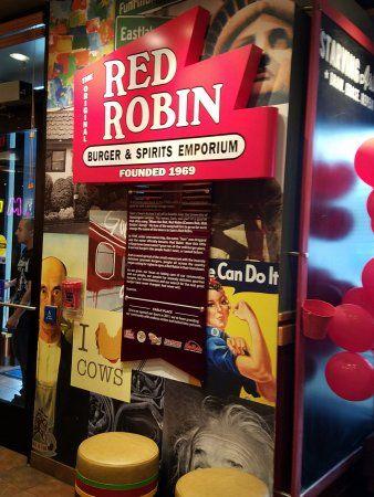 Red Robin Original Logo - History signage of the story of RED ROBIN circa 1969! Check it out