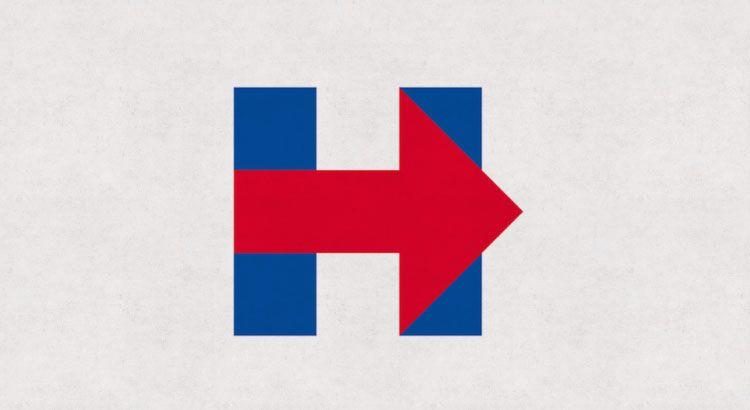 Clinton Maroons Logo - Hillary Clinton's campaign logo | Logo Design Love