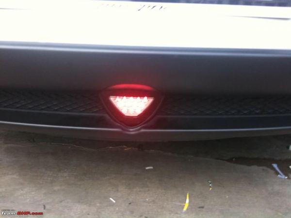 Red Triangle Shaped Logo - SPORTY 12 LED RED TRIANGLE SHAPED F1 DIFFUSER STYLE 3RD BRAKE LIGHT ...