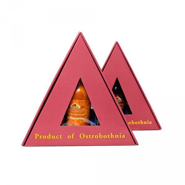 Red Triangle Shaped Logo - Red triangle-shaped gift box - Granholms