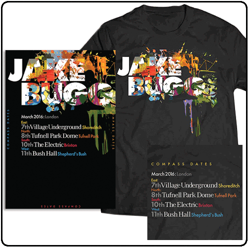 Jake Bugg Logo - Jake Bugg Logo Tee & Poster (Black)