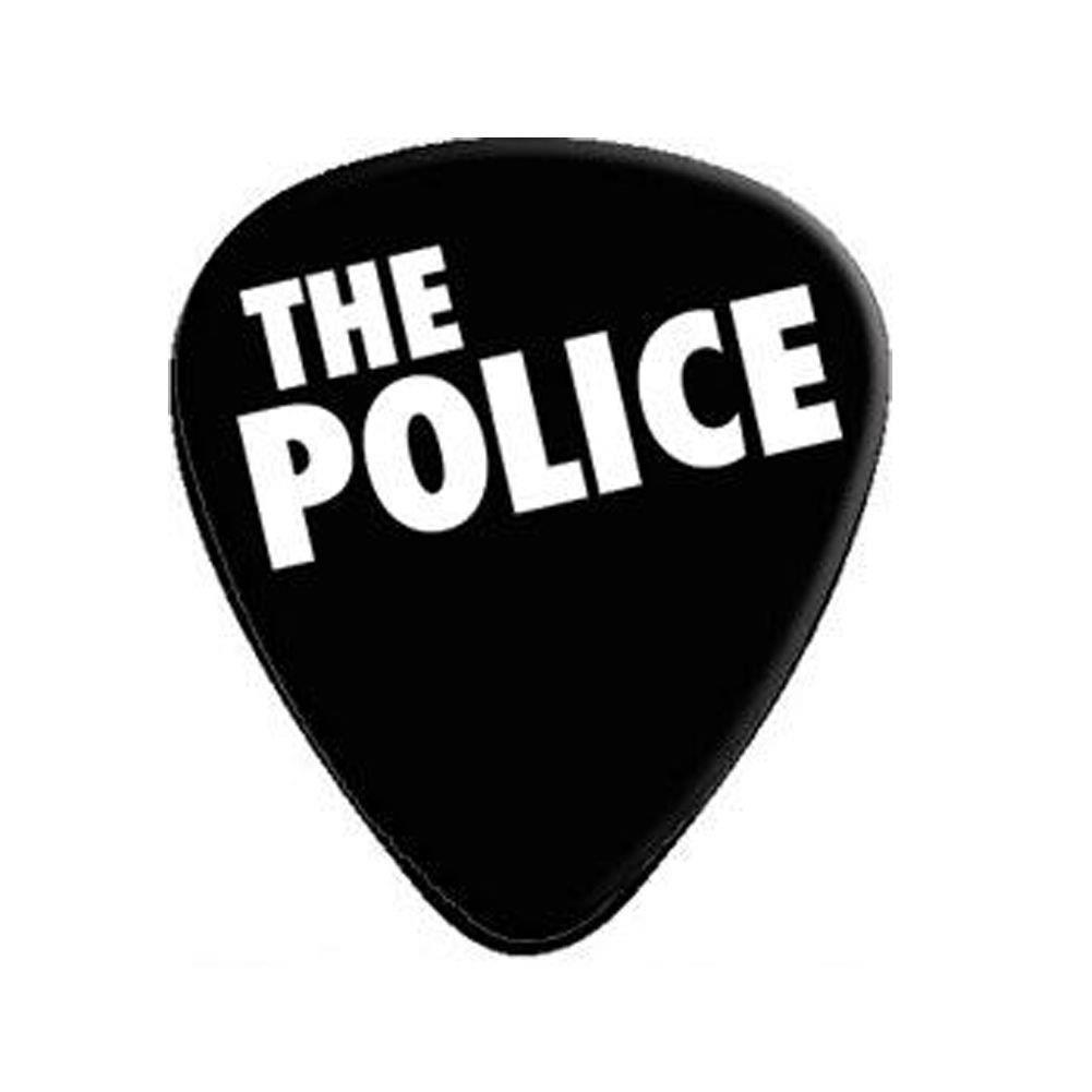 Police Logo - The Police Band Logo 12-Pack Guitar Pick – RockMerch